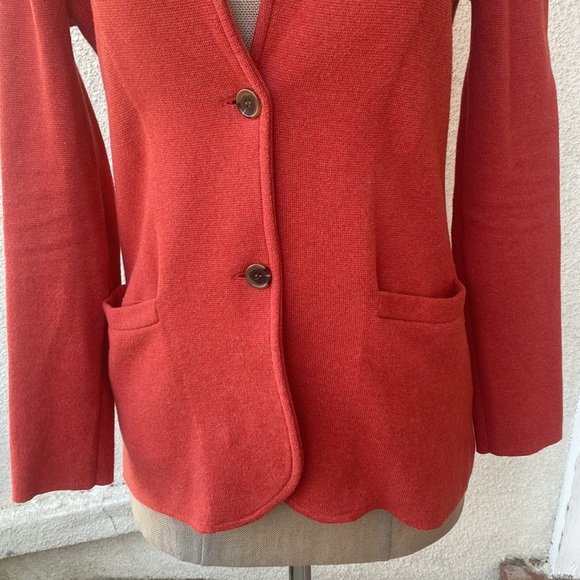 J. Crew beautiful long blazer with great front pockets and buttons - Picture 4 of 13